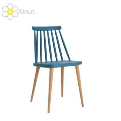 Nordic Ins Windsor Chair Plastic Restaurant Chair Tea Cafe Shop Color Simple Modern Lazy Dining Chairs