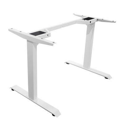 Ergonomics Dual Motor Lift Table Two Legs Electric Height Adjustable Office Desk