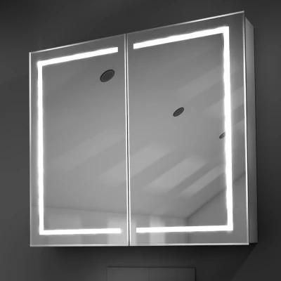 Lighted Medicine Sanitary Ware Professional Design Bathroom Mirror Cabinet with Dimmer in China