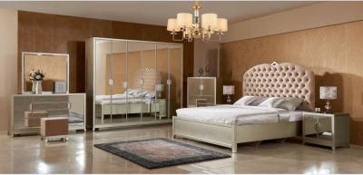 Modern MDF Bedroom Furniture with Mirror (HS-041)