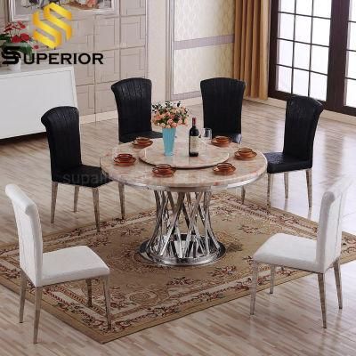 Hot Sale Fashion Round Rotating Kitchen Table Furniture
