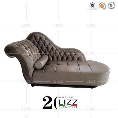 Classical Modern Style Hotel Home Decoration Furniture Traditional Design Leather Sofa Chasie