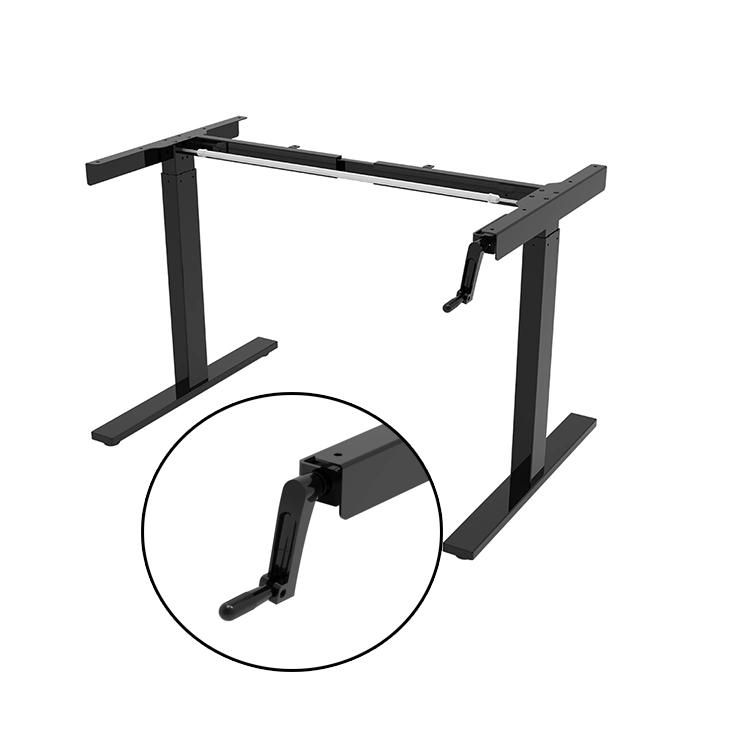 Manual Standing Desk Frame Ergonomic Furniture