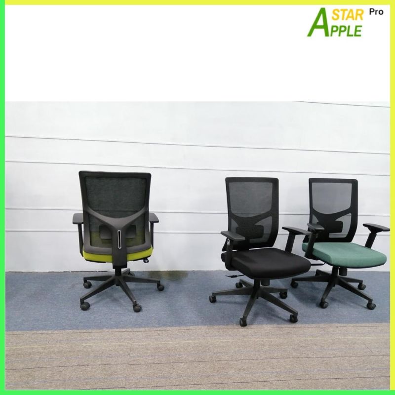 Molded Foam Seating as-B2076 Office Plastic Chair with Adjustable Armrest