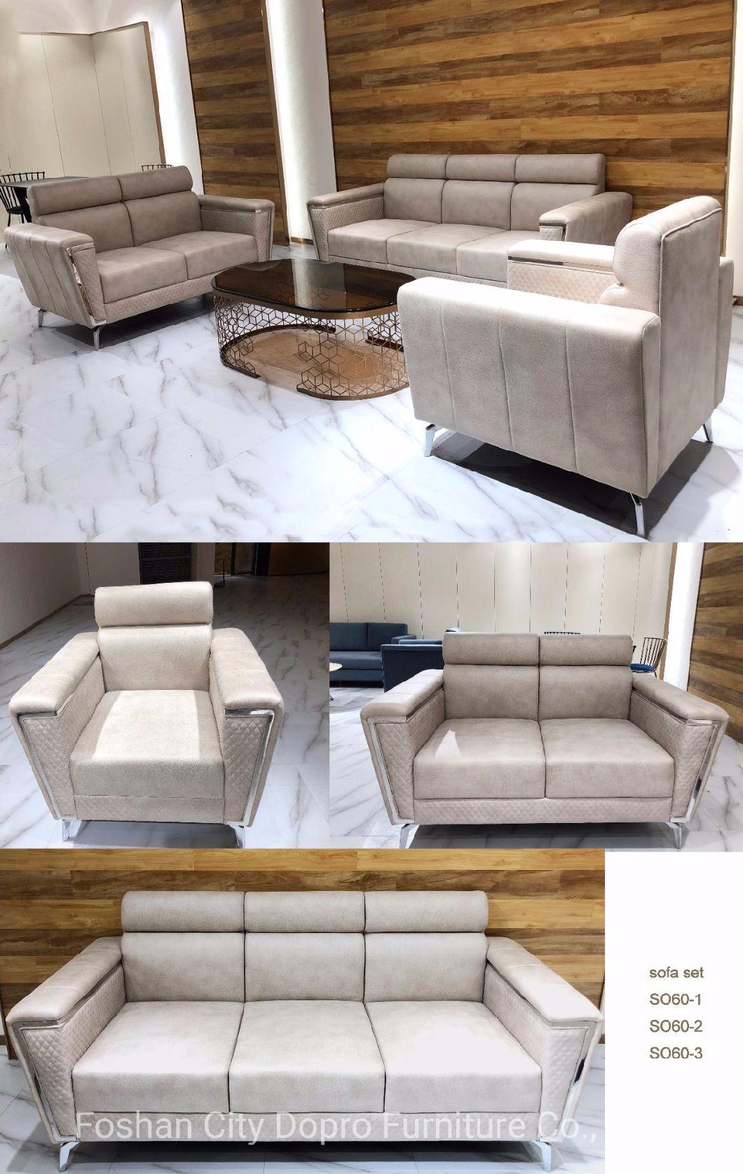 Luxury Metal Sofa Set Sofa Chair with Armrest for Living Room