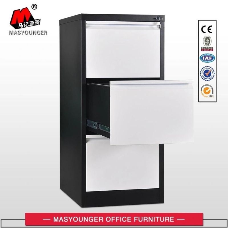 Modern Style Anti-Tilt Structure Metal 3 Drawer File Storage Cabinet Filing Cabinet