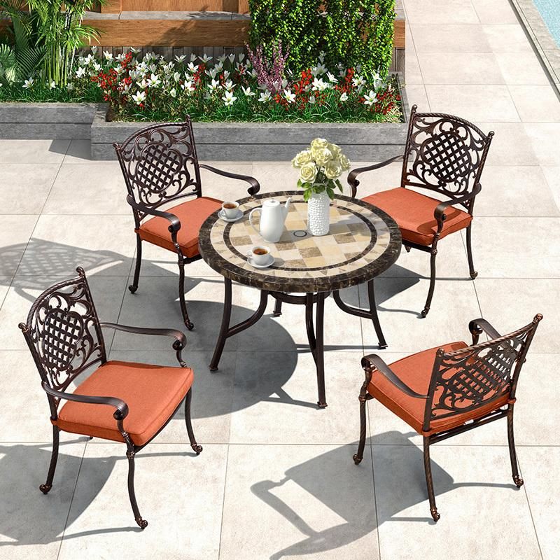 Outdoor Cast Aluminum Patio Modern Style Furniture