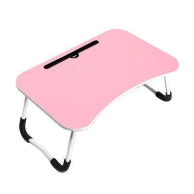 Folding Writing Computer Table Adjustable Fold Away Bed Laptop Table