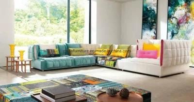 Modern Home Hotel Furniture Reception Fabric Sectional Sofa Set