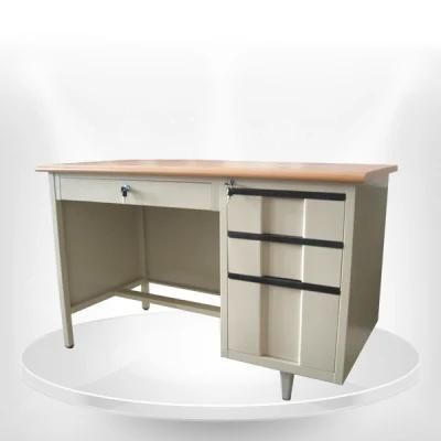 Modern School Office Staff Furniture Metal Desk with Drawers