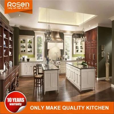 New Style Classic Modular Solid Wood Kitchen Cabinet Supplier