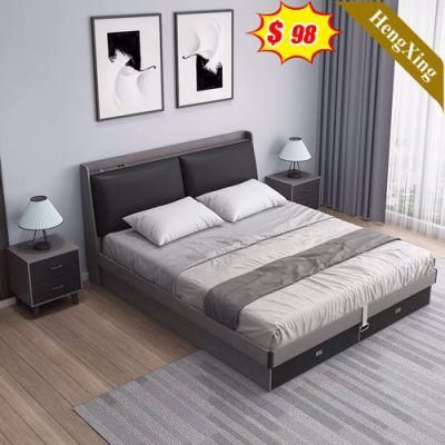Luxury Bedroom Set Furniture Sleep Design Double King Size Upholstered Fabric Beds