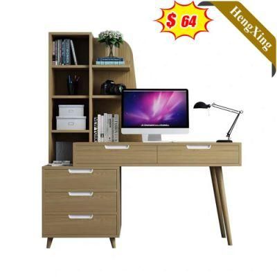 Wooden Chinese Factory Wholesale Bedroom Study Furniture Computer Desk with Drawers Cabinet