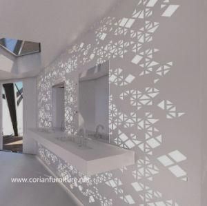 Custom Corian Bathroom Vanity, Modern Design Countertop, Bathroom Designs