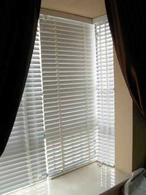 Faux Wood Venetian Blinds Waterproof and Moisture-Proof Living Room Study Bedroom Office