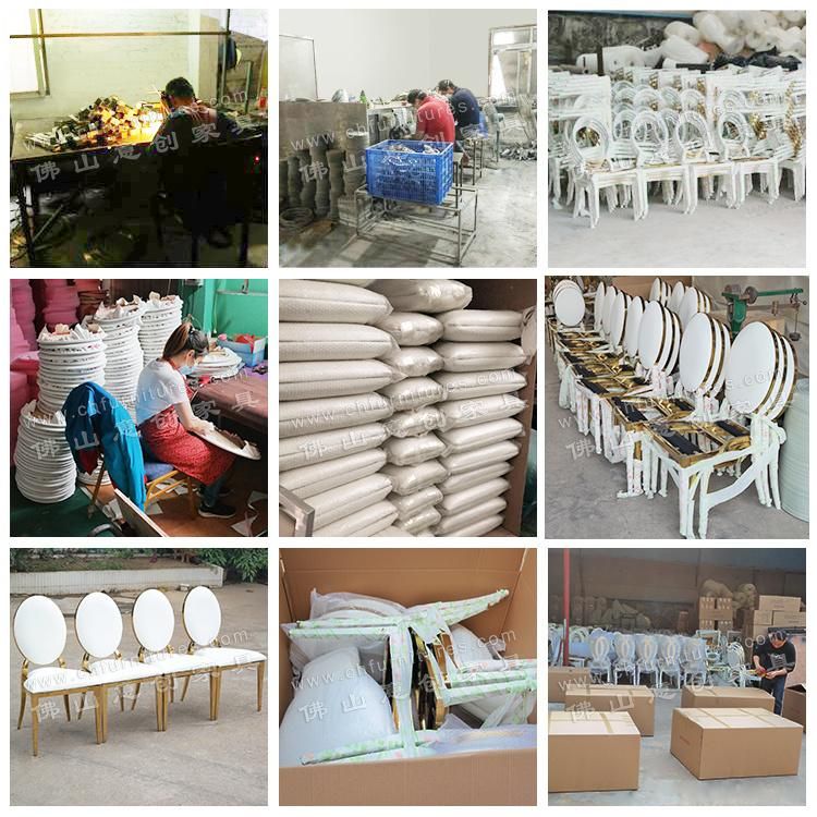 Hyc-Ss62A Foshan Cross Back Restaurant White Wedding Chairs for Sale