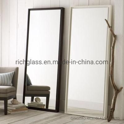 High Quality Decorative Stand Dressing Sliver Mirror for Custom Size