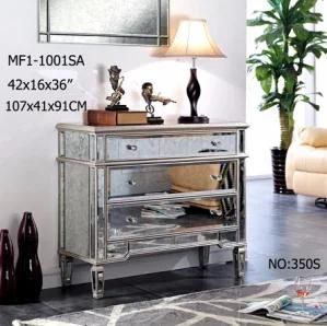 Solid Wood High Class 3 Drawers Mirror Furniture
