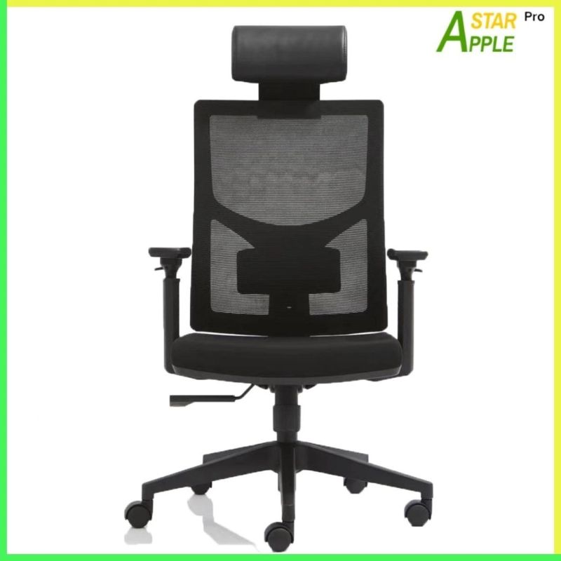 PU Leather Headrest Comfortable Furniture as-C2076 Executive Boss Plastic Chair