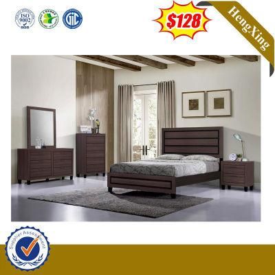 Wholesale Market Modern Wooden Hotel Bedroom Set Furniture Mattress King Double Sofa Single Beds