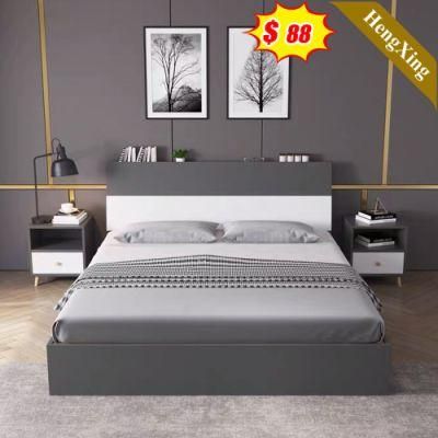 Modern Luxury Beds Mattress Wooden Frame Leather King Size Bed Bedroom Furniture Sets