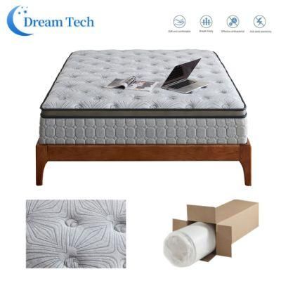 Modern Design Compress Pocket Spring Bed Full Queen Size Mattress for Distributor