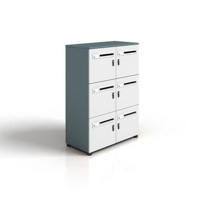 High Quality Modern Five Colors Six Doors Office File Cabinet