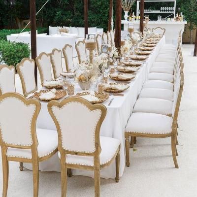 Luxury Furniture Royal Banquet Chair Stainless Steel Dining Chairs Gold Wedding Chair for Hotel
