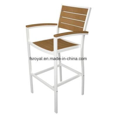 Eco-Friendly Bar Furniture Amerest Plastic Wooden Modern Bar Stool Chairs
