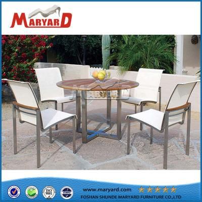 Outdoor Furniture Alumnium Dining Table and Chairs Modern Outdoor Dining Set