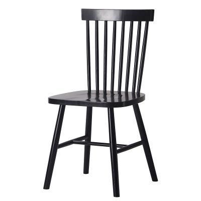 Factory Stacking Restaurant Cafe Dining Chair Antique Retro Vintage Wooddinner Windsor Chair