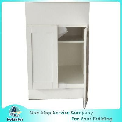 American Style Kitchen Cabinet White Shakerb30