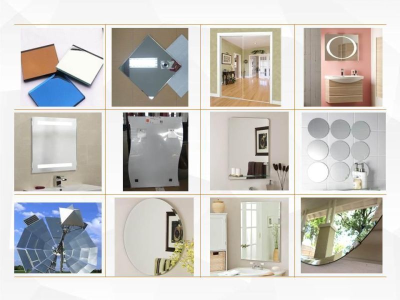 3/4/5mm Golden /Clear Silver Mirror for Bathroom