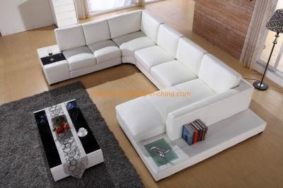 Modern European Style Home Furniture U L Shape Chesterfield Leather Living Room Big Corner Sectional Sofa