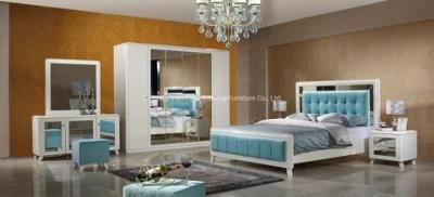 High End Modern Wood High Gloss Mirrored Bedroom Sets Furniture