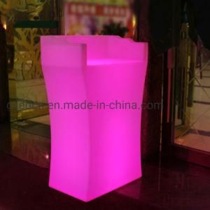 Light LED Furniture Plastic Bar Counter for Sale