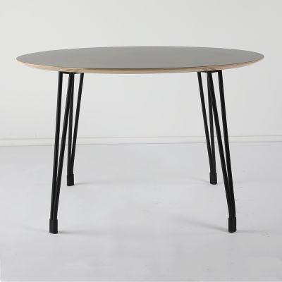 Modern Style No Fold Round Dining Table