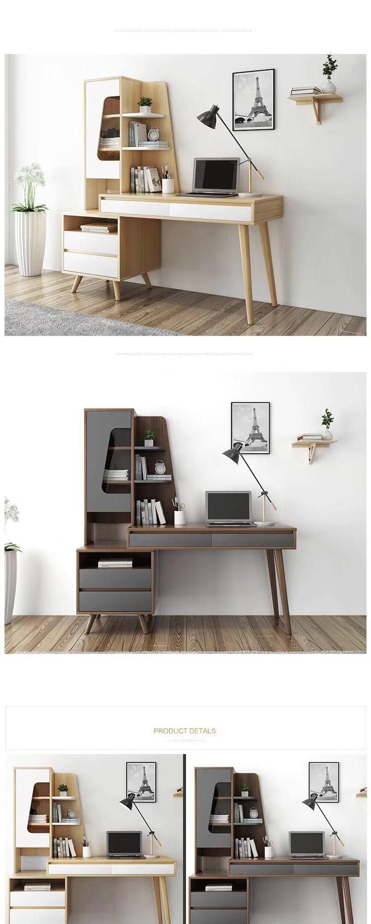 Chinese Modern Home Furniture Small Size Melamine Laminated Board Hot Sell Computer Desk Study Home Table