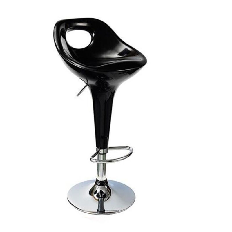 Swivel PVC Bombo Bar Stool with Plastic ABS Body