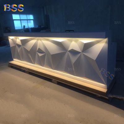 Commercial Bar Counter Modern White Restaurant Bar Counter