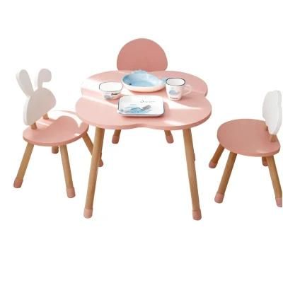 China Modern Style Child Wooden Table Set Furniture