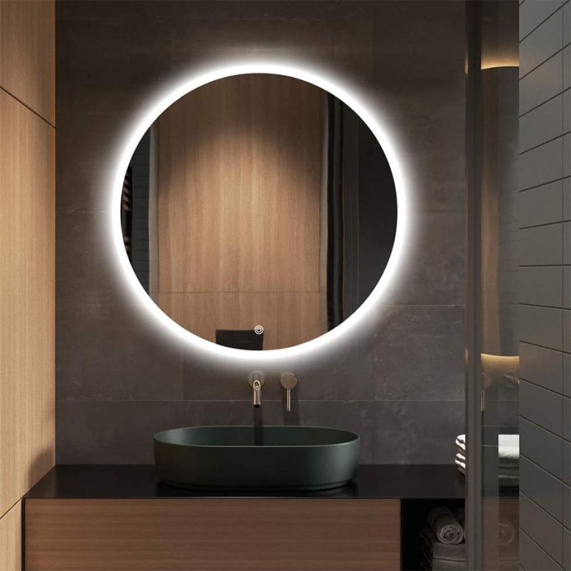 Custom Size Round Wall Mount LED Light Bathroom Mirror China Manufacturer
