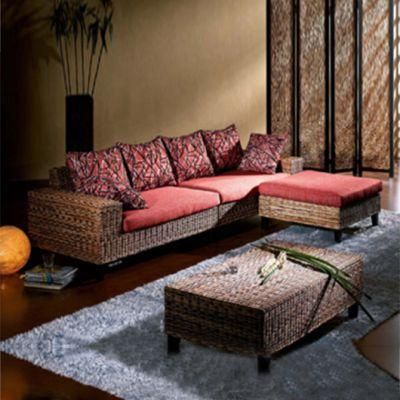 Furniture Factory Provided Living Room Leisure Sofas/Rattan Sofa Bed Floding Screen with Pedal Living Room Furniture Set Designs
