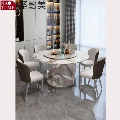 Simple Round Home Restaurant Dining Room Furniture Table