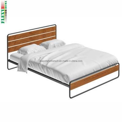 2021 New Style Metal and Slat Platform Bed Frame