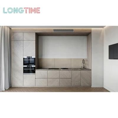 Veneer Finish Kitchen Sink and Kitchen Cabinets (KV05)