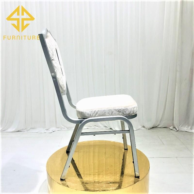 Romantic Silver Design Metal Event Wedding Chairs