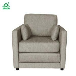 Fabric Lounge Chair, Single Sofa, Hotel Sofa, Casual Chair, Oak Wood Sofa for Hotel Bedroom