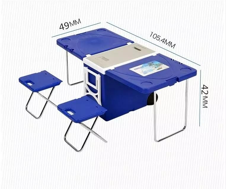 28L Multi-Function Rolling Cooler Folding Table (EFT-Y28)