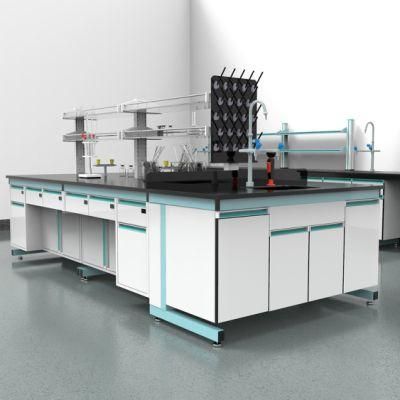 Hot Sell Factory Direct Chemistry Steel Chemical Laboratory Bench, Hot Selling Bio Steel Lab Furniture with Pads